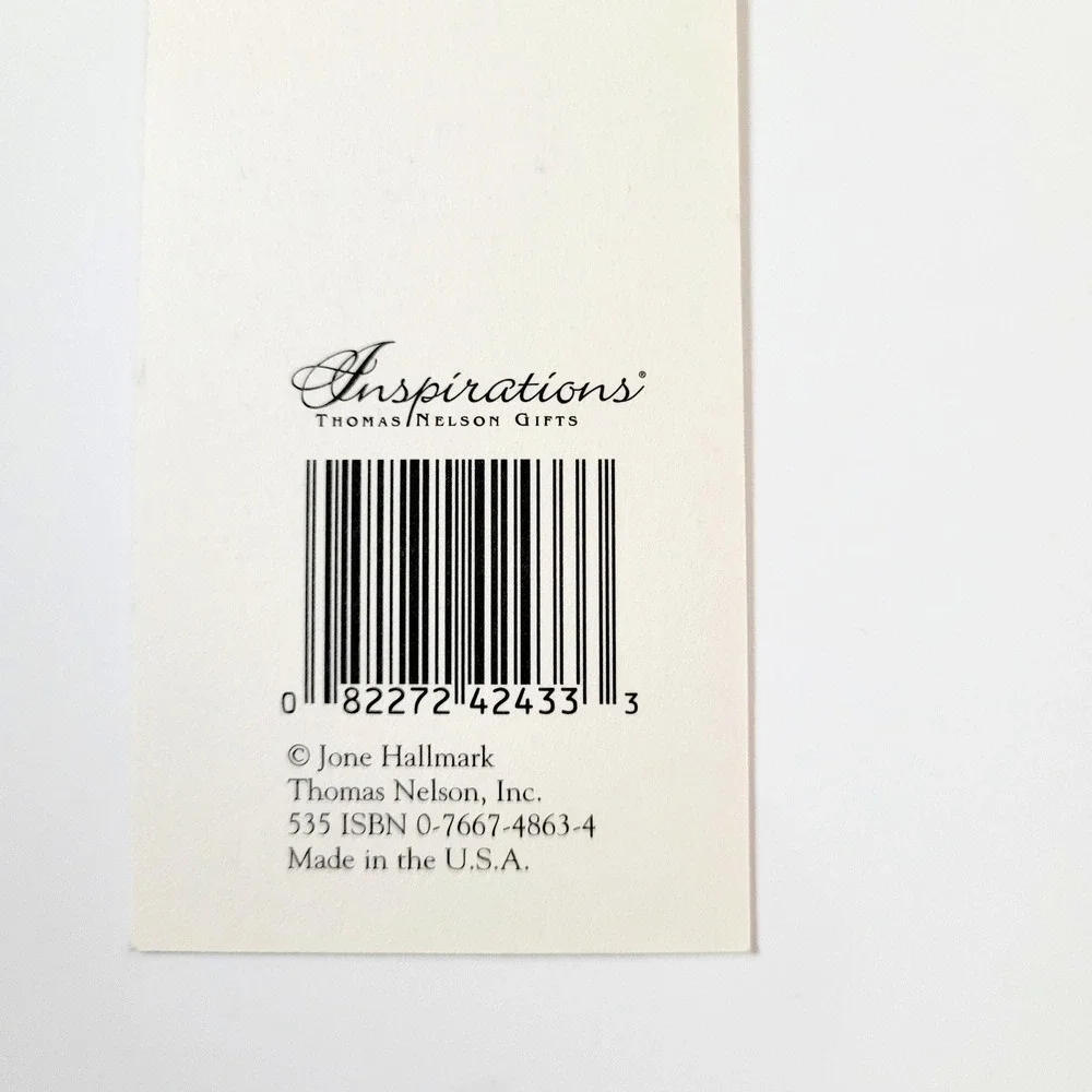 Vintage 90s Psalm 23 Bookmark cottagecore Jone Hallmark- 1990s Thomas Nelson 535